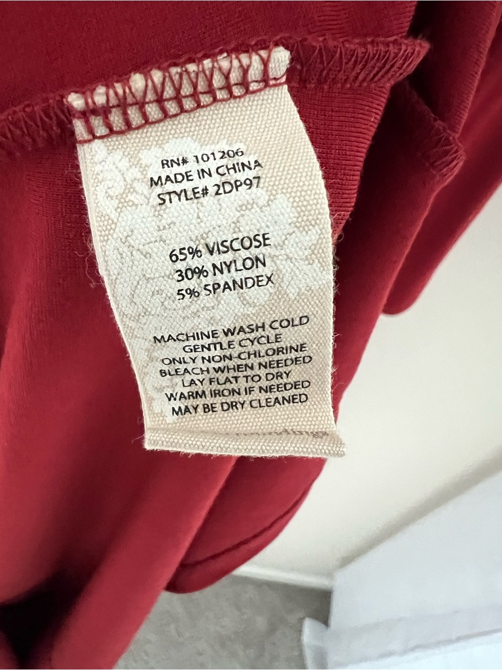 Soft Surroundings Lagia Red Dahlia Ponte Knit Minimalist Long Maxi Dress Size XL - Picture 8 of 10
